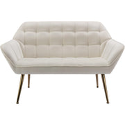 48" Small Loveseat Sofa, Mid Century Modern Velvet Love Seat