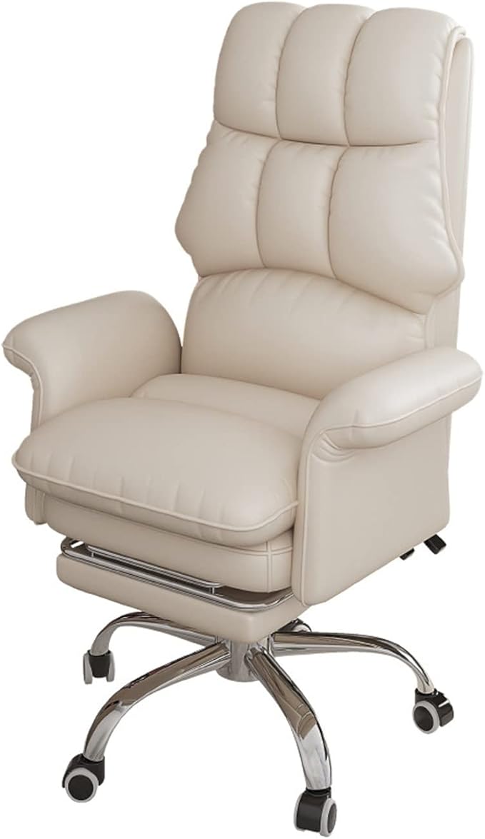 Office Chair Office Chair,120° Reclining Lunch Break Seat,PU Leather Computer Chairs