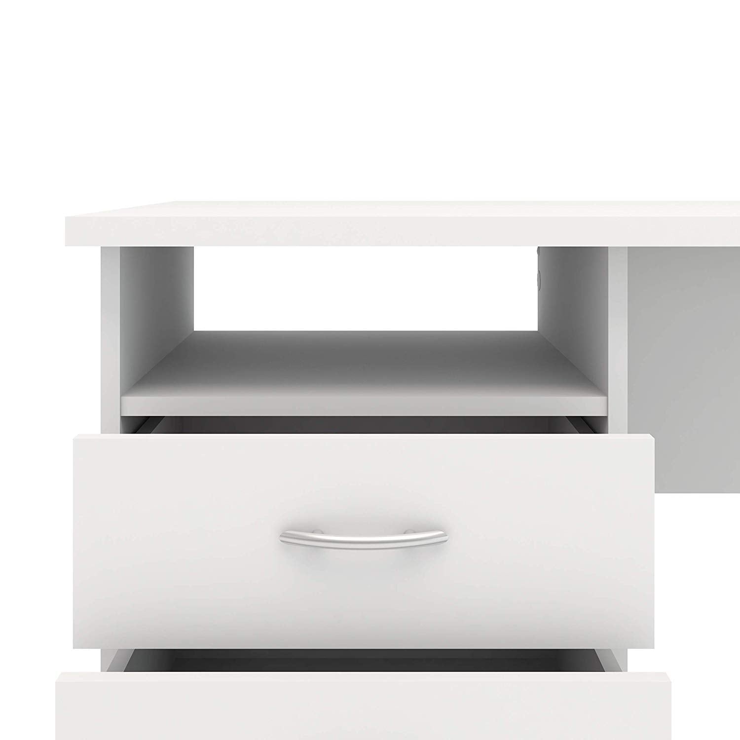 Whitman Desk with 3 Drawers, White