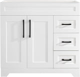 TONYRENA 36inch Bathroom Vanity Without Sink,Bathroom Storage Cabinet