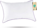 Pillows Queen Size Set of 4, Washable Supportive Bed Pillows with Super Soft Down