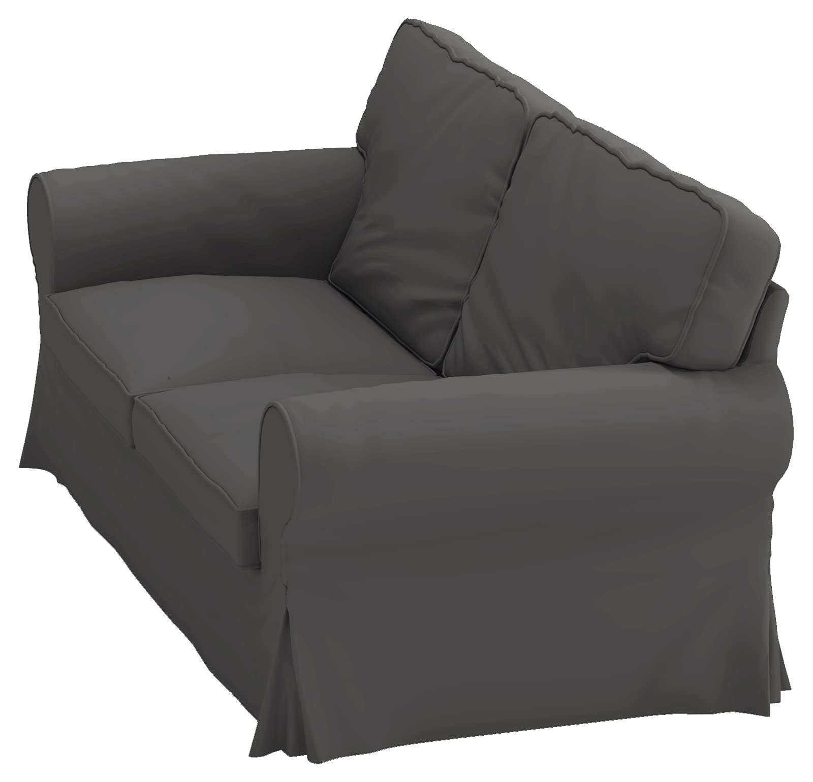 Polyester Flax Ektorp Loveseat Sofa Cover Replacement is Custom Made