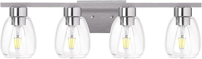 Bathroom Vanity Light, 3-Light Vanity Lighting Fixtures, Bathroom Light Fixtures Over Mirror