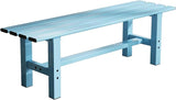 70 Inches Aluminum Outdoor Weatherproof Bench Backless, 550 LBS Bearing Capacity