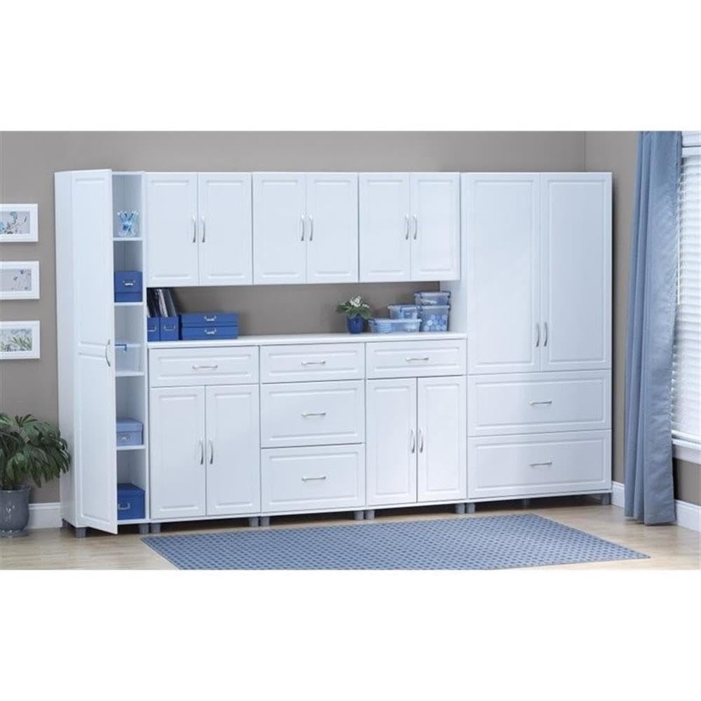 SystemBuild Evolution Kendall 36" 2 Door/2 Drawer Storage Cabinet - White