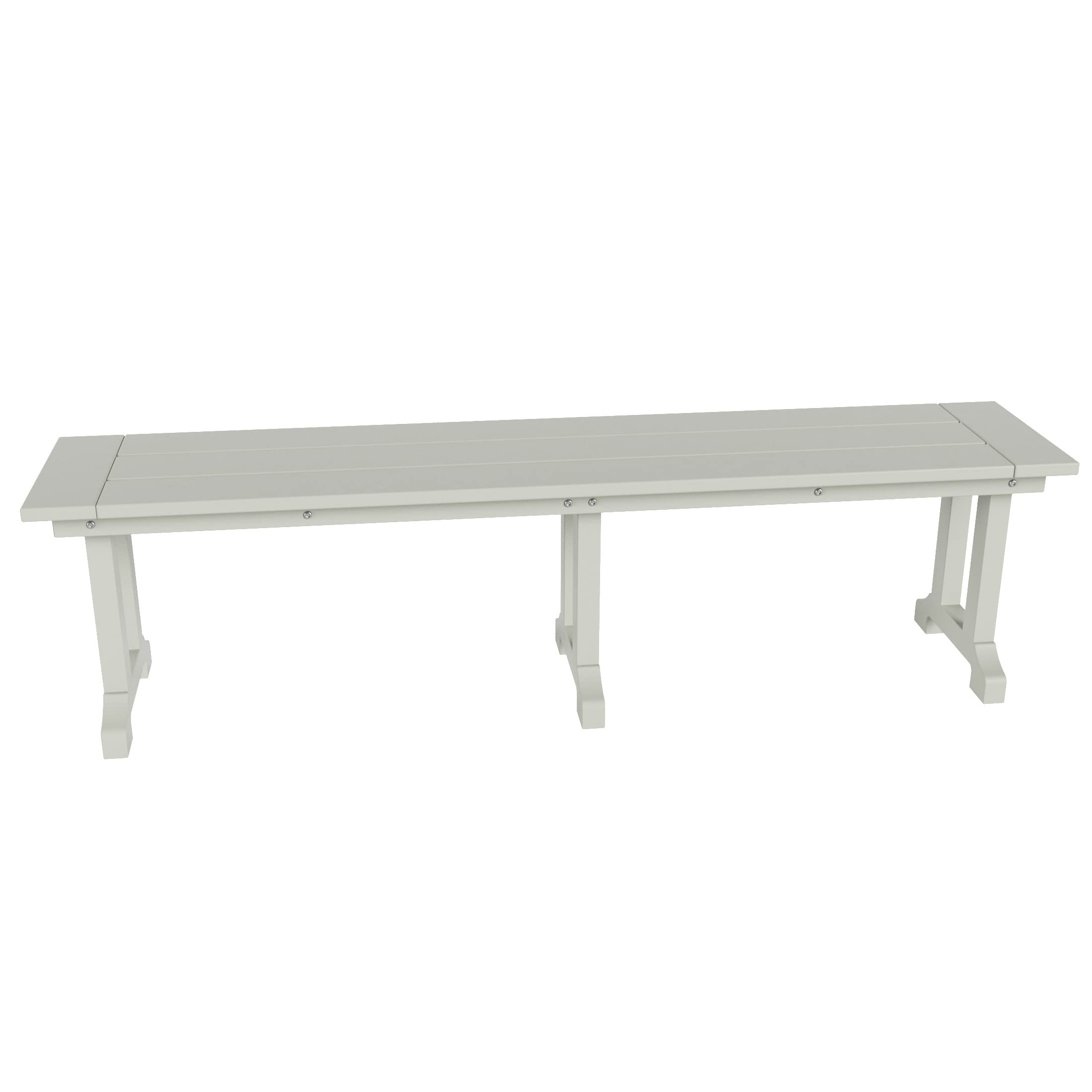 Sitting Bench 65” Inch Poly Lumber Bench Seat Chair UV Weather Resistant
