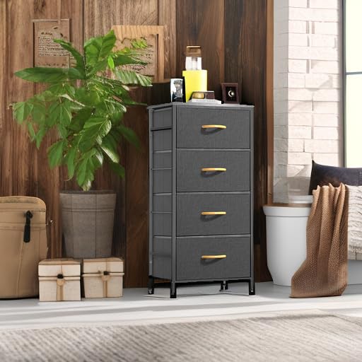 Dresser for Bedroom with 4 Drawers, Closet Storage Drawer Organizer