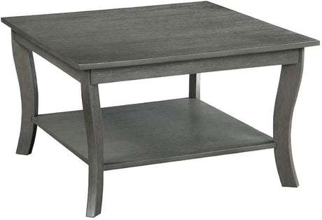 American Heritage Square Coffee Table, Black