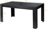 63-Inch Rectangular Dining Table for 6 - Farmhouse Kitchen Table