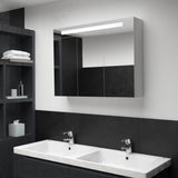 LED Bathroom Mirror Cabinet 34.6"x5.1"x24.4"-51211026