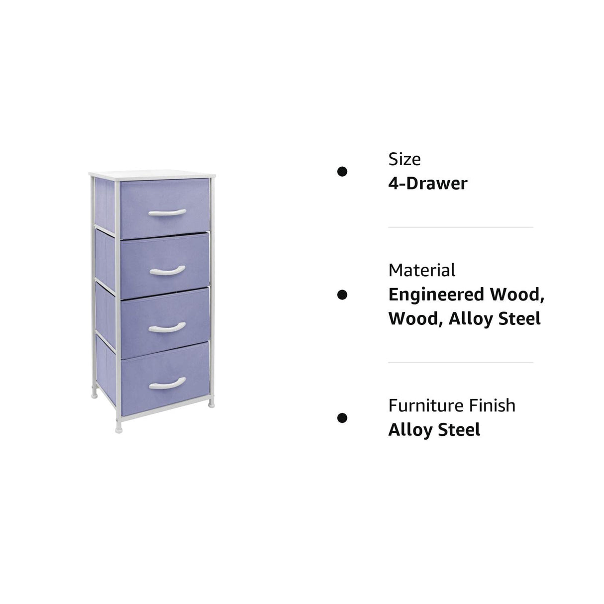 Dresser Storage Tower, Organizer Drawers for Closet Boys & Girls Bedroom