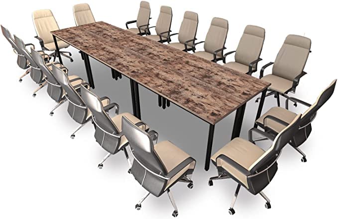 Conference Tables 14ft Office Computer Desk for Meeting Room Study Writing Printer Table