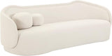 Circe Taupe Textured Velvet Sofa