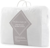 Comforter Duvet Insert Oversized Queen White Quilted Down Alternative All Season Microfiber - Oversized Queen - Box Stitched