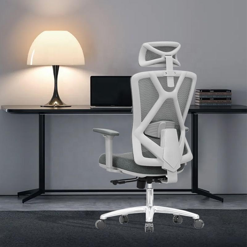 & Domo B31 Ergonomic Office Chair with 3 Way Armrests Lumbar Support and Adjustable