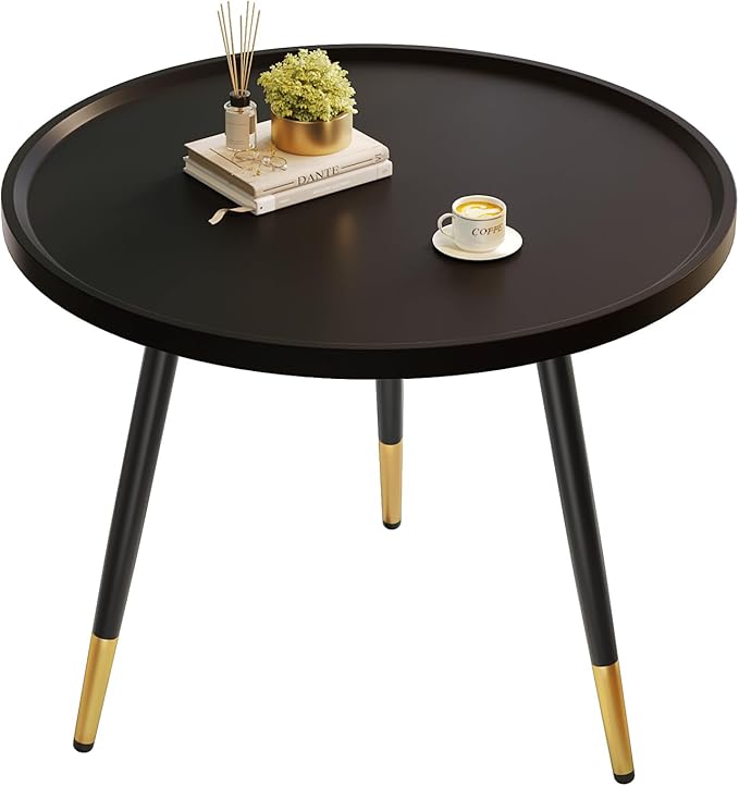 Black Coffee Table Round Small Coffee Tables Unique Modern Center Table for Living