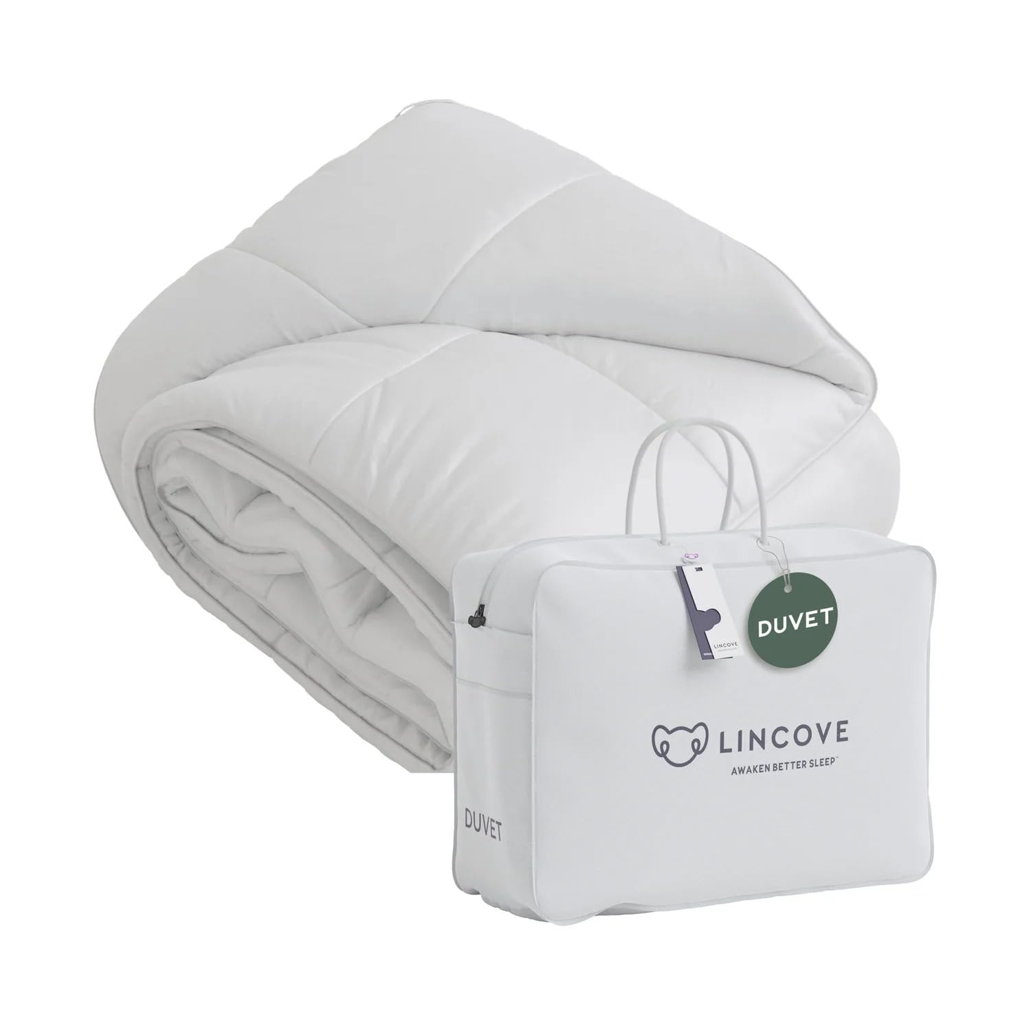 European Down Comforter King Size - Breathable, Ultra-Soft & Fluffy Comforter Filled
