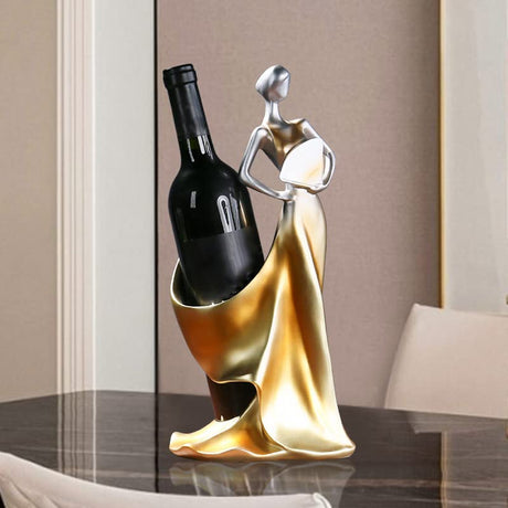 Wine Bottle Holder Beauty Lady Statue Wine Bottle Stand Lady Wine Rack