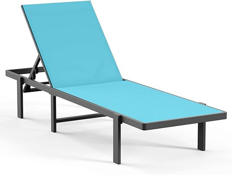 Aluminum Chaise Lounge Chair Outdoor, Patio Lounge Chair