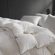 Queen Size Down Comforter - Medium Weight All-Season Duvet Insert