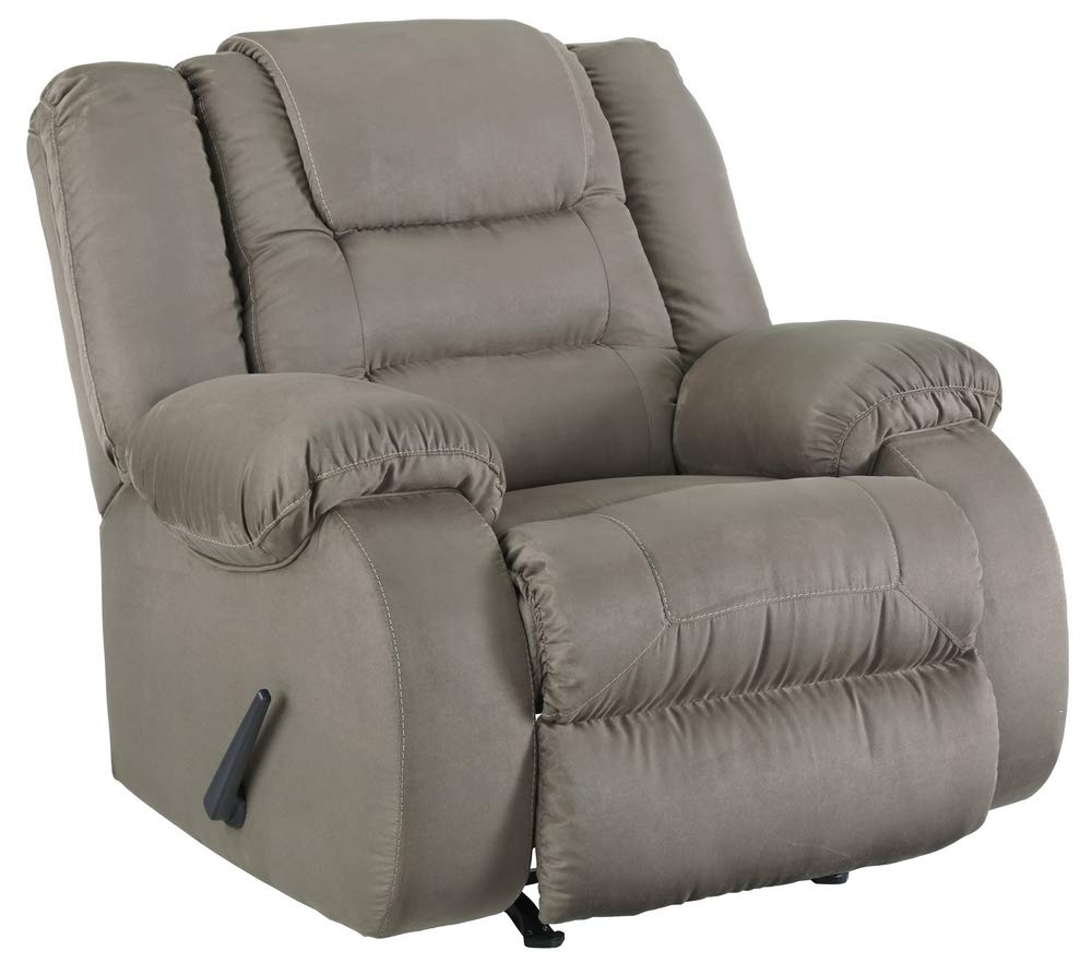 McCade Contemporary Manual Pull Tab Rocker Recliner, Gray