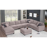 Legend Vansen Fabric Flexible Combination Module Reversible Sectional Sofa