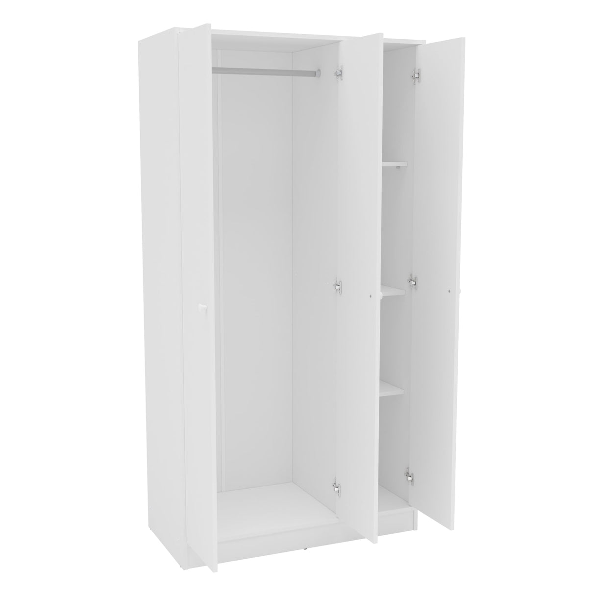 Denmark 3 Door Wardrobe White