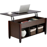 Coffee Table, 41in Lift Top Coffee Table with Storage Hidden Compartment & Shelf