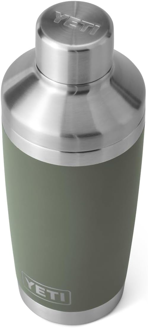 Rambler 20 oz Cocktail Shaker, Stainless Steel, Vacuum Insulated, Rescue Red