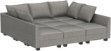 Modular Sectional Sofa with Storage, Sleeper Sectional Sofa Modular