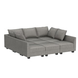 Modular Sectional Sofa with Storage, Sleeper Sectional Sofa Modular