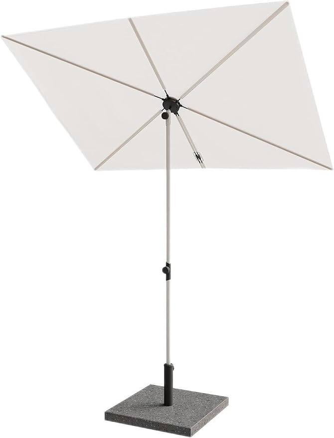9FT Patio Umbrella with Fringe, Outdoor Tassel Umbrella with Push-Button Tilt for Poolside