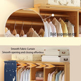 Easy to Install Wardrobe, Adjustable Height Storage of wardrobe Partition