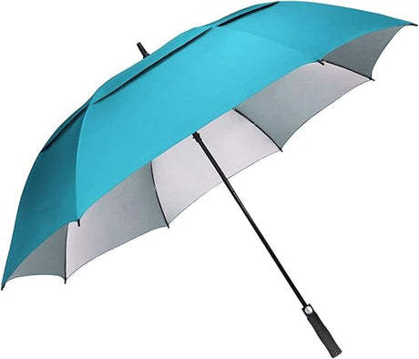 62 inch Extra Large Windproof Golf Umbrella Automatic Open Umbrella Double