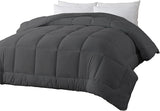 Down Alternative Comforter King Duvet Insert with Corner Tabs, All Season Quilted Bed Comforter Box-Stitched