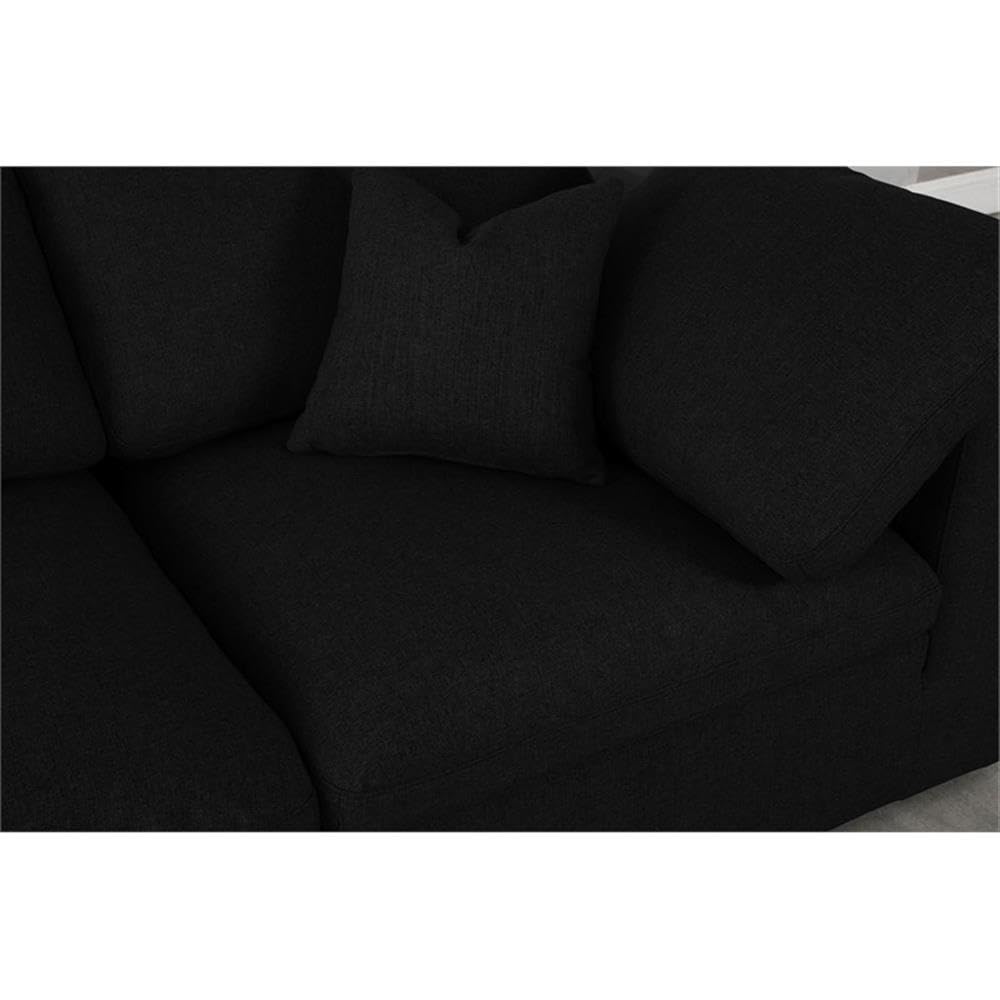 601Black-Sec5A Serene Collection Modern | Contemporary Deluxe Comfort Modular