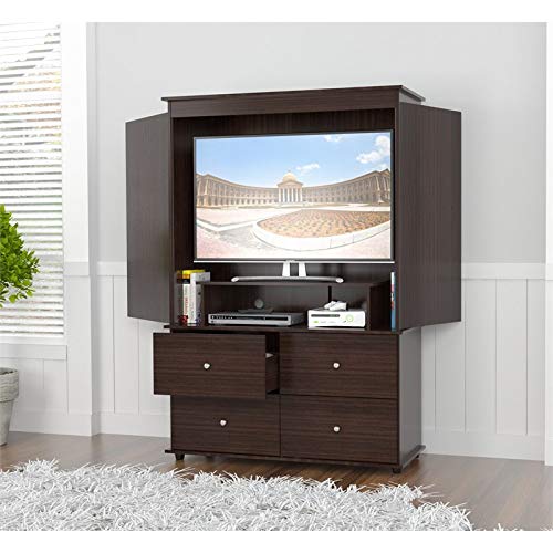 America Wood Armoire Audio/Video Combo, Espresso-wengue