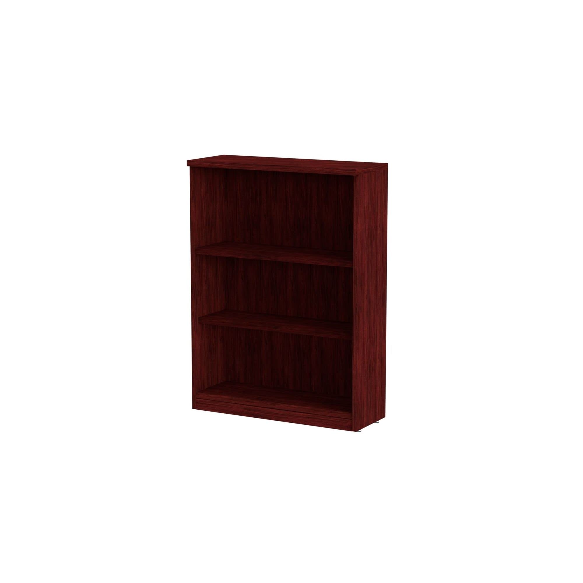 ALEVA634432MY 31.75 in. x 14 in. x 39.38 in. Valencia Series 3-Shelf Bookcase