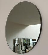 - 80 cm Frameless Mirror Polished Edge, Gives a Special Touch to Your Bathroom or Bedroom,