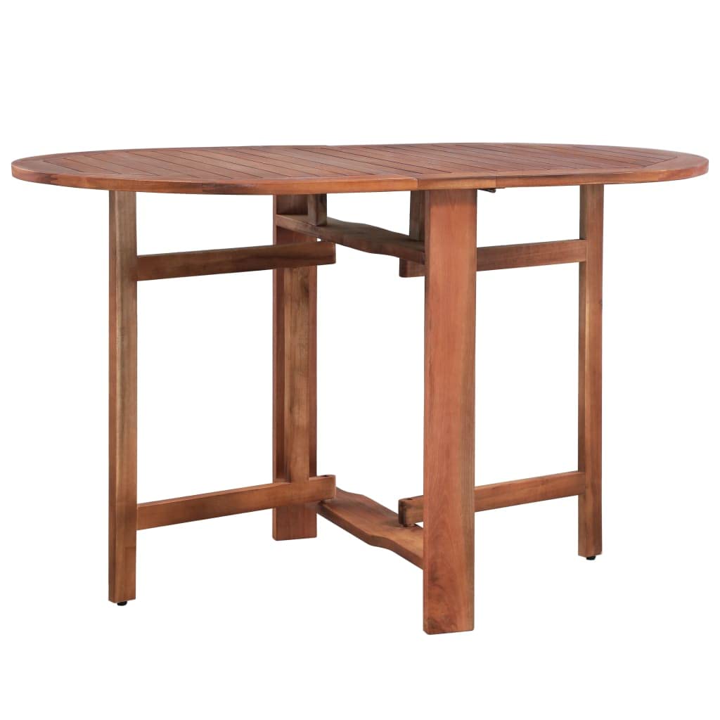 Patio Table 47.2"x27.6"x29.1" Solid Acacia Wood