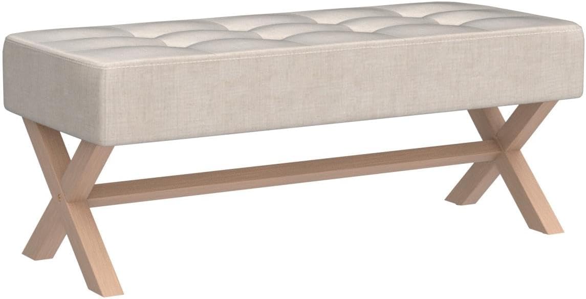 35-inch Entryway Bench, Upholstered End of Bed Bench