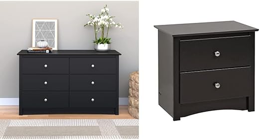 Sonoma 6 Drawer Dresser for Bedroom, Wide Chest of 6 Drawers, Bedroom Furniture,