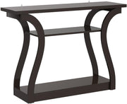 3 Tier Narrow Console Table Accent Sofa Table Wood Entryway Table Decorative Hallway