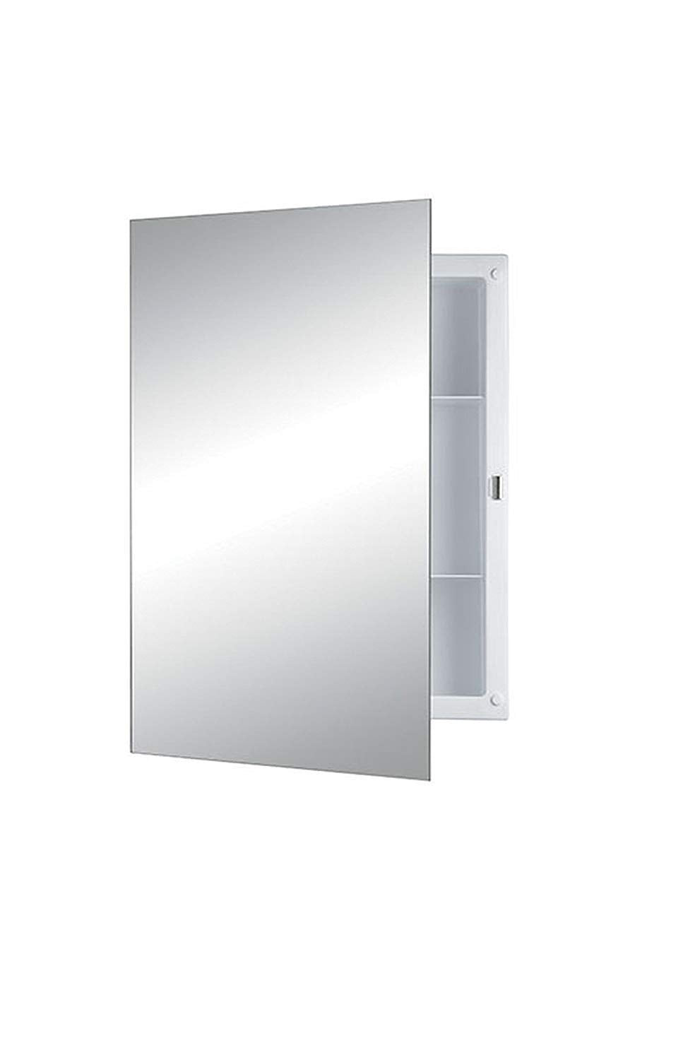 B7233 Focus 2-Door Medicine Cabinet with Polished Mirror, 16-Inch by 22-Inch