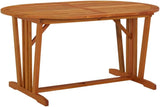 Patio Table 78.7"x39.4"x29.5" Solid Wood Eucalyptus