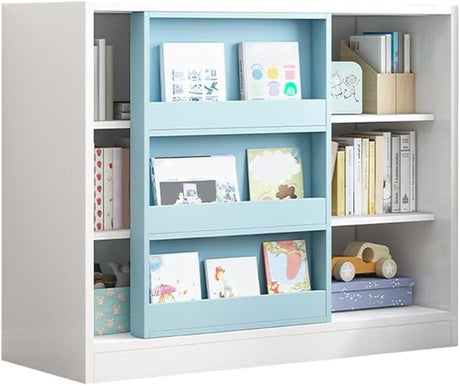 Closed Back Bookshelf Child Room Bookcase Children's Bookshelf Floor-to-ceiling Short Bookcase