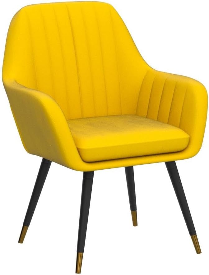 Tuchico Accent, one chair, Yellow Velvet