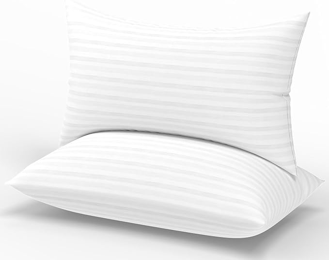 Queen Size Set of 2 Hotel Collection Bed Pillow for Sleeping Queen Pillows 2 Pack for Back,