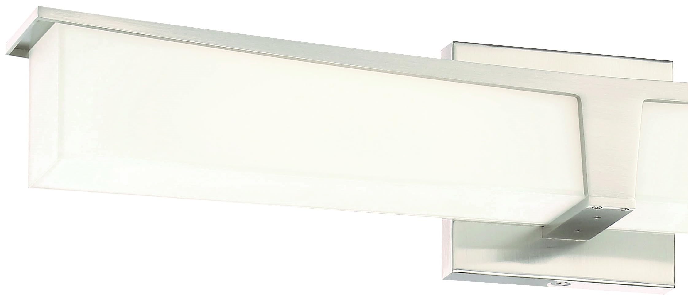S P1533-084-L Plane LED Vanity Bath Light, 1-Light, 30 Total Watts