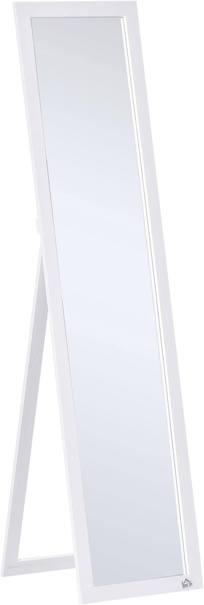 Full Length Glass Mirror, Freestanding or Wall Mounted Dress Mirror for Bedroom